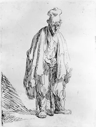 Beggar in a High Cap, c.1630
